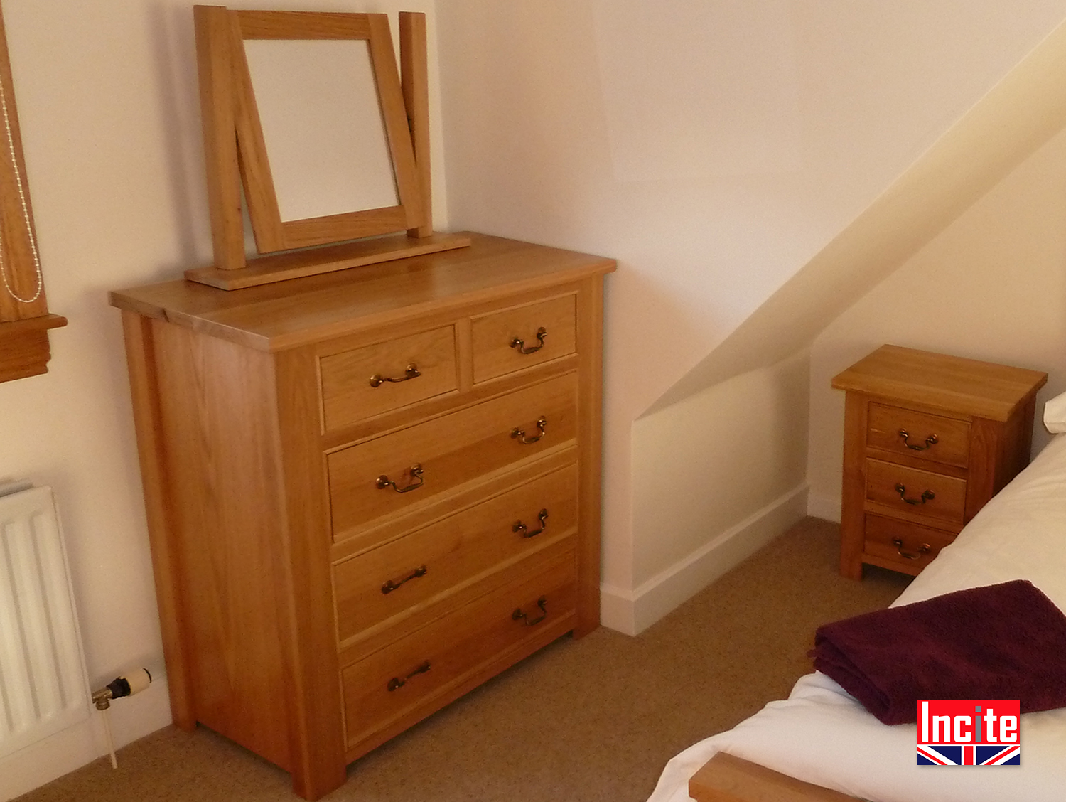 Tailor Made Quality Oak Chest Of Drawers Incite Derby